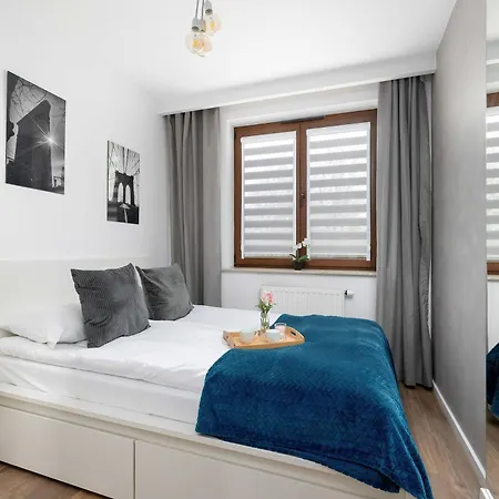 White And Grey With Parking Close To Tauron Arena By Renters *