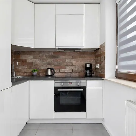 White And Grey With Parking Close To Tauron Arena By Renters