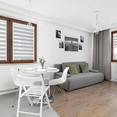 White And Grey With Parking Close To Tauron Arena By Renters