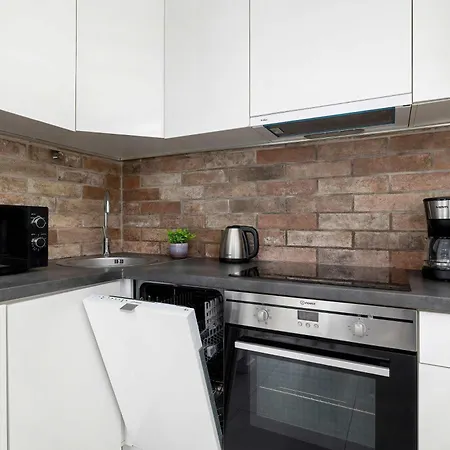 White And Grey With Parking Close To Tauron Arena By Renters * קרקוב